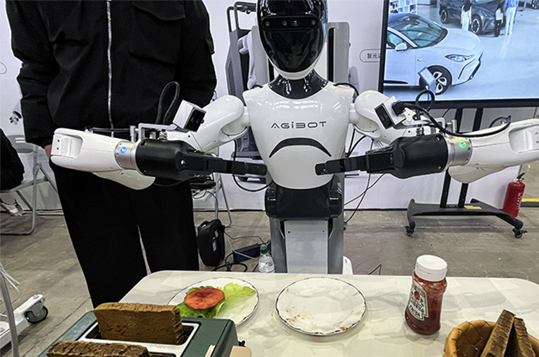 China's AgiBot Debuts Embodied AI Model, Saying It Outperforms Rivals