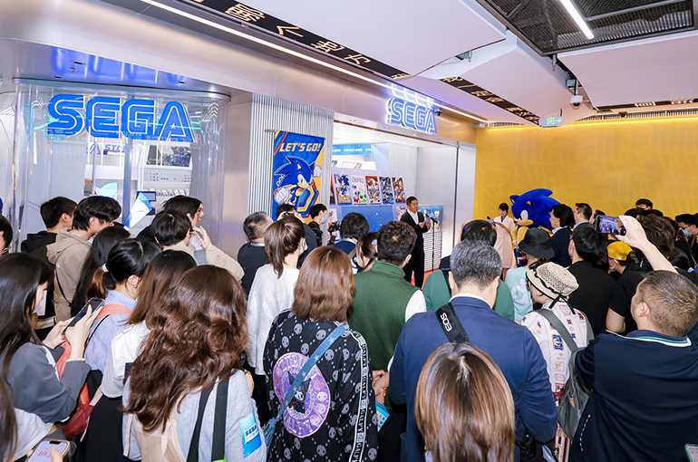 Japan’s SEGA, Production I.G Launch Flagship Stores in Shanghai; Fans Snap Up Exclusive Merch