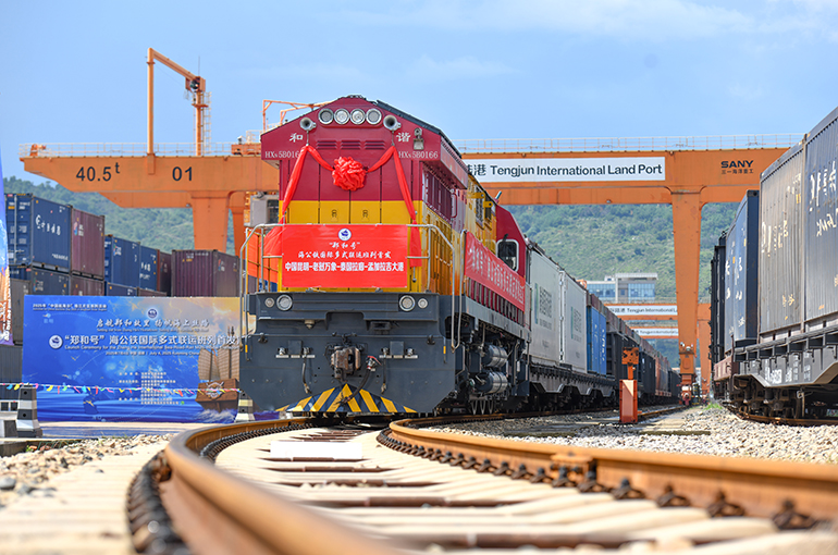 China Opens New Freight Route Linking Yunnan to Indian Ocean