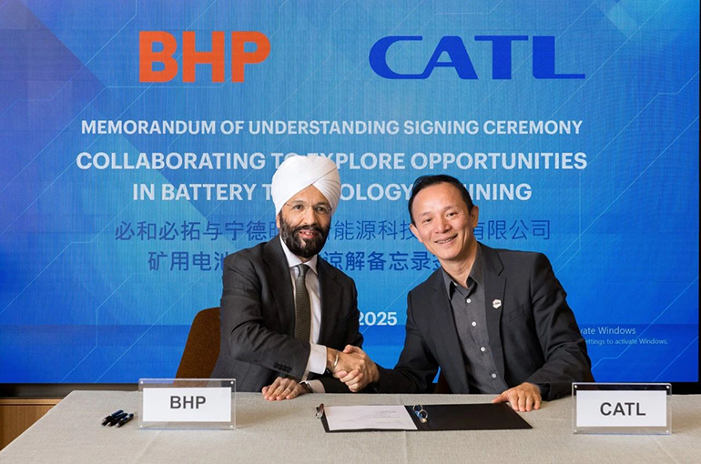Australia’s BHP Links Arms With Chinese Battery Giants CATL, BYD to Push Mining Electrification