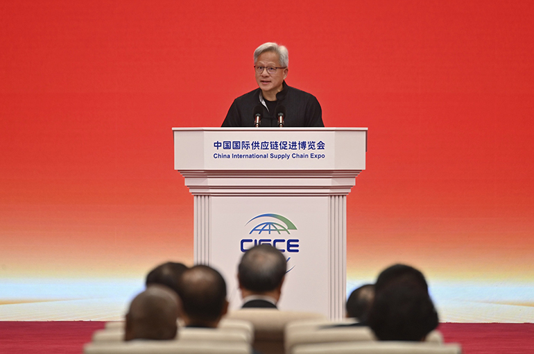 Nvidia’s Jensen Huang Hails China's AI Innovation, Seeks Win-Win Path Despite Trade Tensions