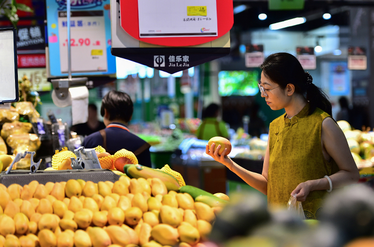 China’s Consumer Prices Keep Rising in July; Factory Gate Prices’ Drop Narrows