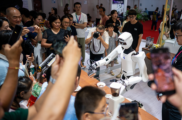 Unitree, Beijing Android Center Shine at First 'Robot Olympics'