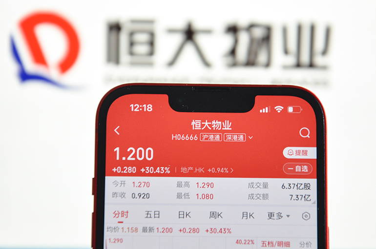 China’s Evergrande Property Services Soars After Getting Tender Offers