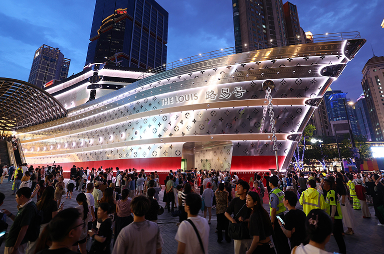 LVMH's CEO Bernard Arnault Visits Shanghai for Third Year in a Row