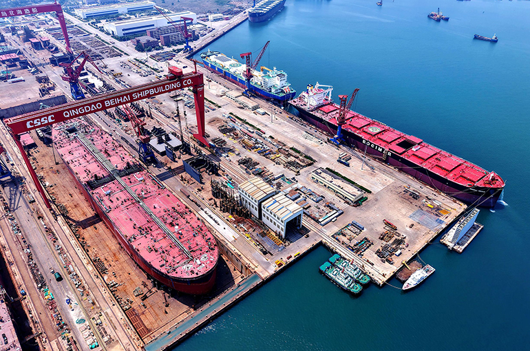 China's Shipbuildiers Had Record First-Half Earnings, Industry Body Says