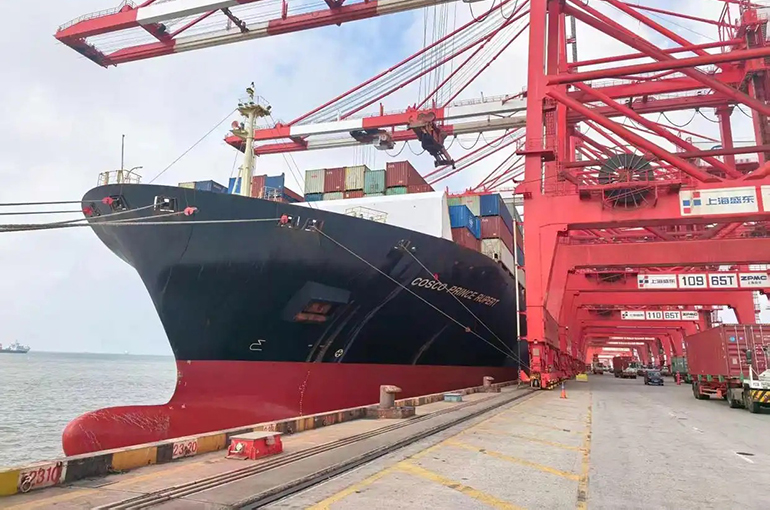 First Exhibits for This Year's China Int'l Import Expo Arrive From Peru's Chancay Port