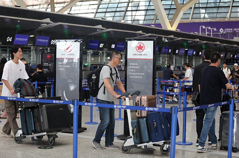 China-Canada Direct Flights Recoup Just 36% of Pre-Covid Level