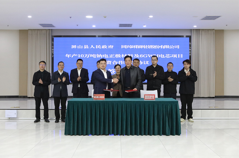 China's Tongxing Environmental Jumps by Limit on Plan to Build Sodium-Ion Battery, Materials Plants for USD449.5 Million