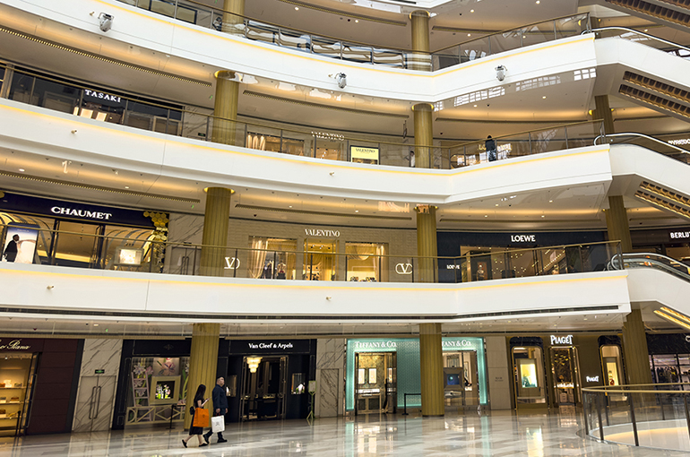Luxury Brands Refocus on China’s Prime Malls to Woo Shoppers as Spending Power Dips