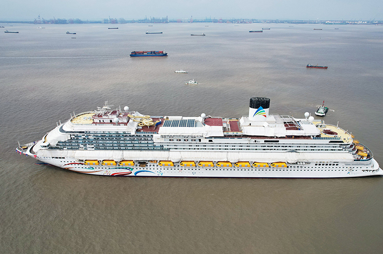 China’s First Home-Built Large Cruise Ship Welcomes One Millionth Guest