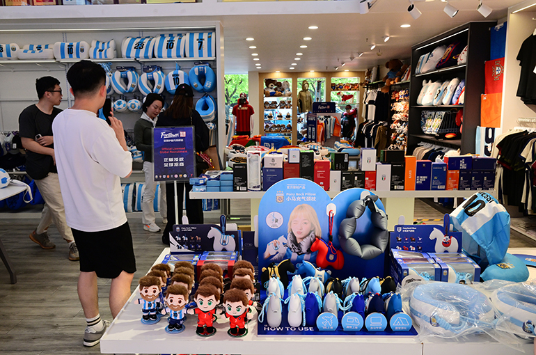 World Cup Merchandise Suppliers in China’s Yiwu Expect to Stay Busy Through Next Month