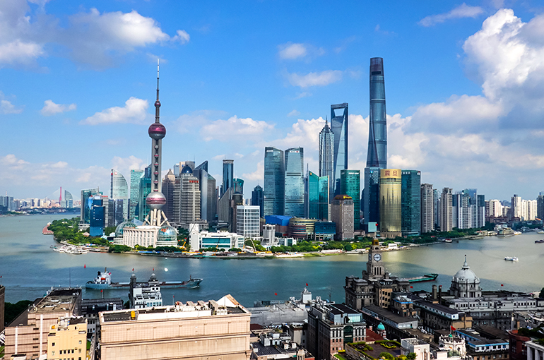 Shanghai's Economy Grows 5.6% in First Half, Beating National Pace