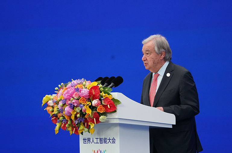 UN Secretary-General Guterres Explores China’s AI Innovations at WAIC