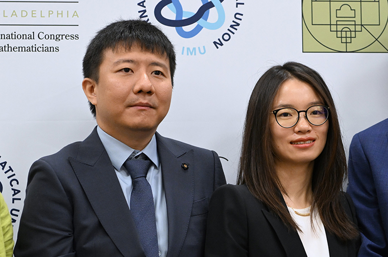 Chinese Mathematicians Wang Hong, Deng Yu Win 2026 Fields Medal