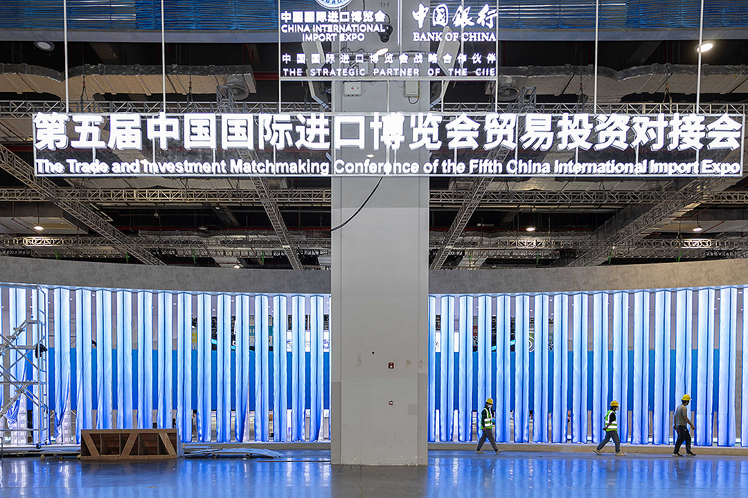 [In Photos] Preparations For 5th CIIE Are Nearly Completed